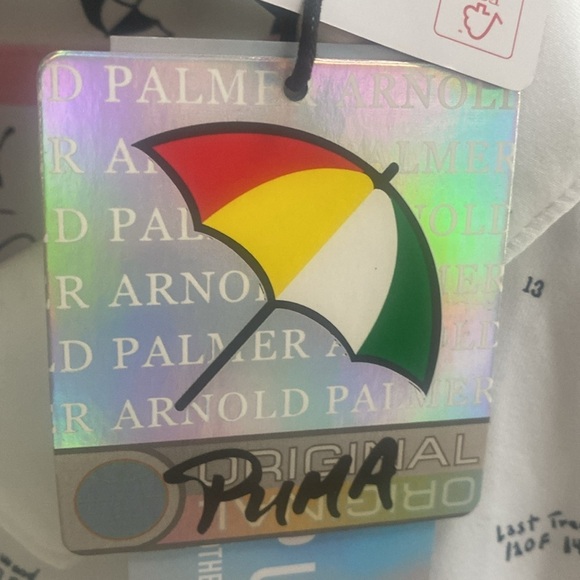 White Arnold Palmer Puma Golf polo crazy soft fabric! - Picture 7 of 12